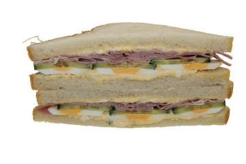 Sandwich ei met beenham-Photoroom